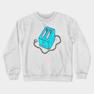 A nice bright blue toaster Crewneck Sweatshirt